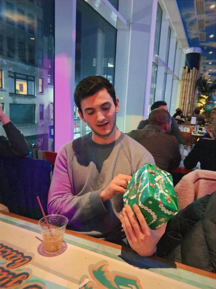 secret santa delivers